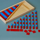 Montessori tallstaver | Number rods