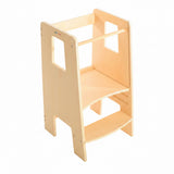 Montessori kitchen tower with chalkboard