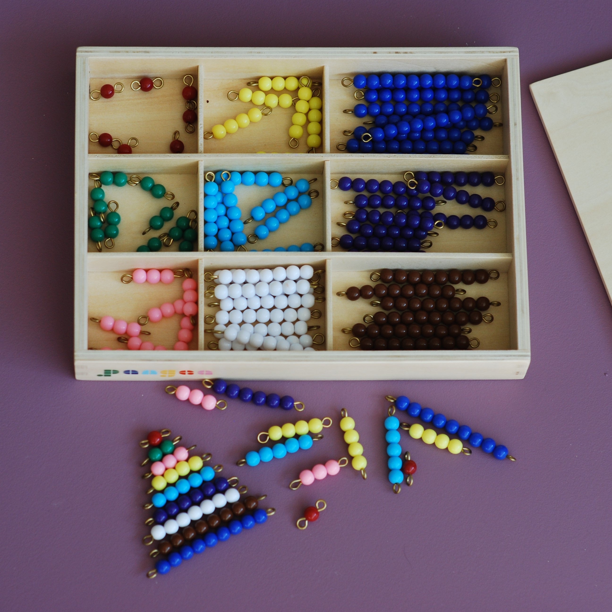 Montessori matteperler til barn