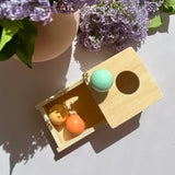 Montessori object permanence box